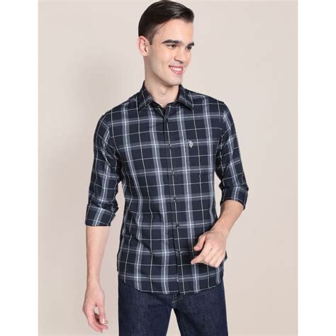 Buy U.S. POLO ASSN. Cutaway Collar Tailored Fit Shirt Online