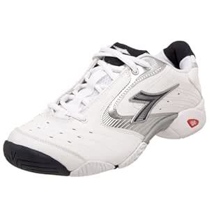 Buy Diadora Men's Speed Control Tennis Shoe,White/Navy/Silver,10.5 M at ...
