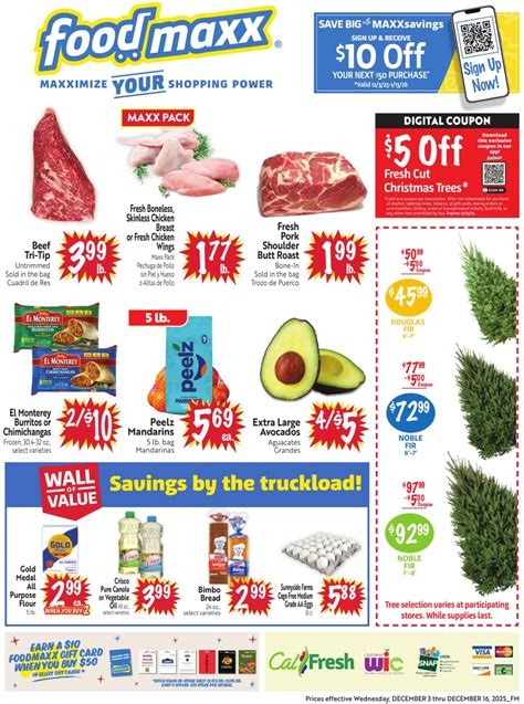 FoodMaxx Ad Specials December 3 – December 16, 2025