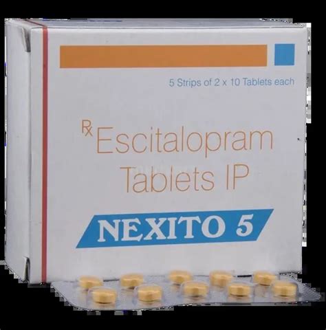 NEXITO 5MG TABLET 10'S Price, Uses, Side Effects & Substitutes | Medkart