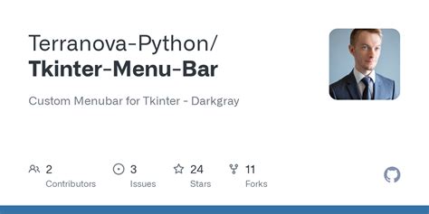 Python Menu Bar 的图像结果