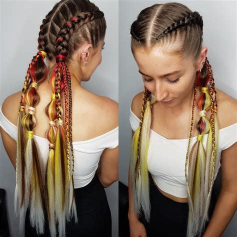 Image result for Boxer Braids with Extensions Tutorial