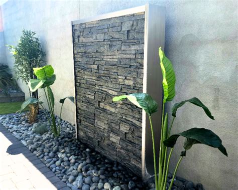 Outdoor Water Wall Water Feature Custom Outdoor Water Features