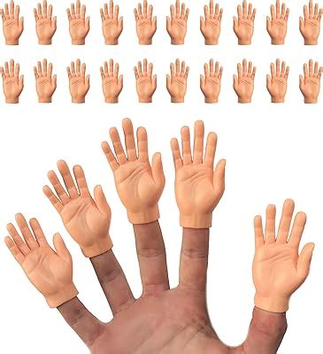 DR DINGUS Finger Hands 20 Pack - Premium Rubber Little Tiny India | Ubuy