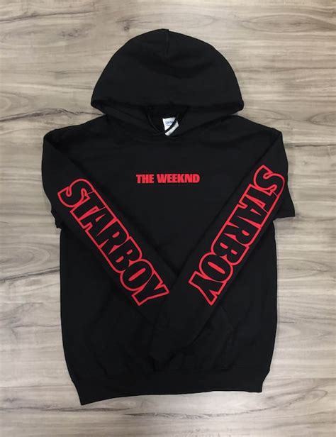 The Weeknd Starboy Xo Hoodie Concert Merch Tour Clothing