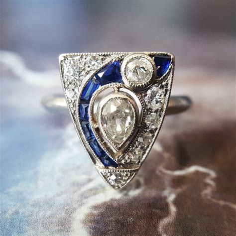 engagement rings art deco