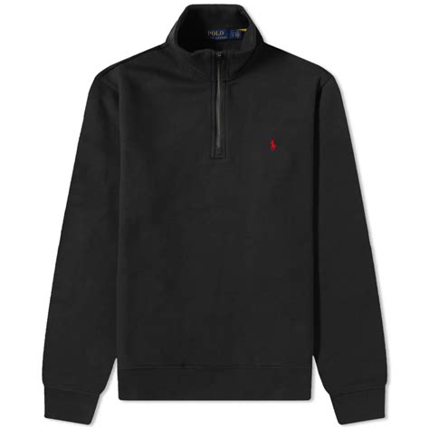 Polo Ralph Lauren Quarter-Zip Sweat Polo Black | END. (GB)
