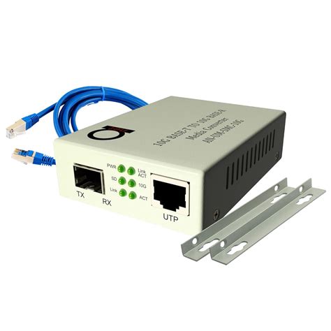 ADNET 10 Gigabit Fiber To 10G Copper Utp Ethernet Media Converter ...