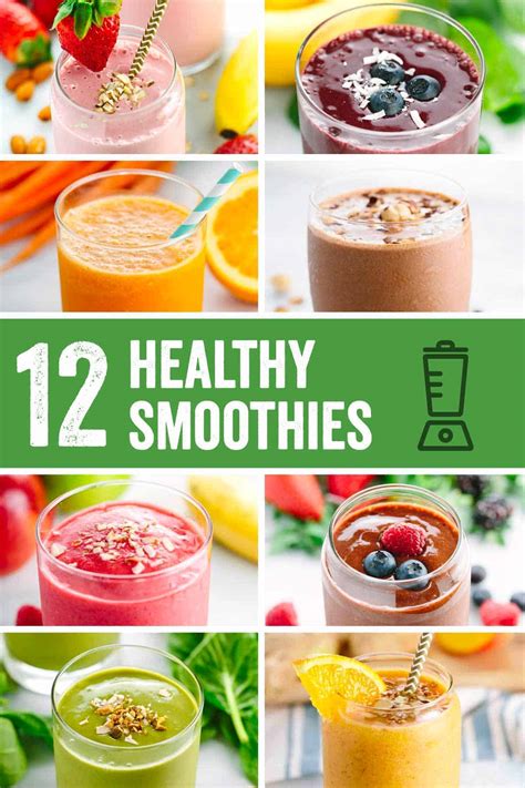 Roundup: Easy Five-Minute Healthy Smoothie Recipes - Jessica Gavin