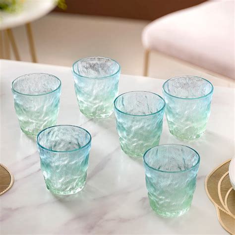 Short Ombre Glacier Glass Set Of 6 250 ml Online - Premium Cocktail ...