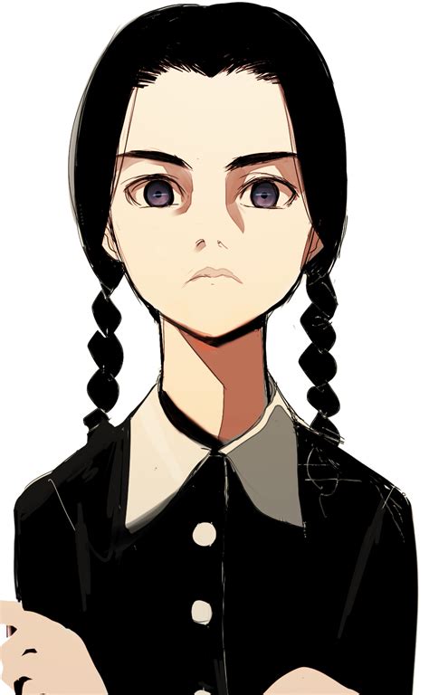 wednesday addams (addams family) drawn by sorethroat | Danbooru