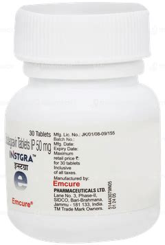 Instgra 50 MG | Order Instgra 50 MG Tablet Online at Truemeds