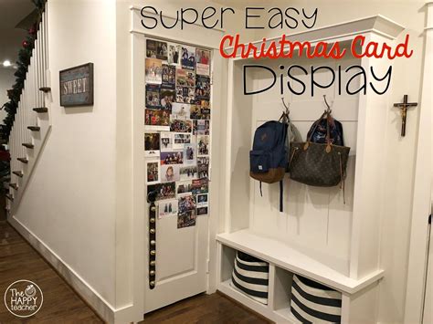 Easy Christmas Card Display | TheHappyTeacher