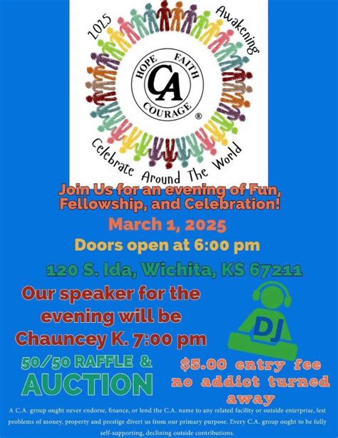 2025 CA Awakening - Celebrate Around the World, 120 S Ida St, Wichita ...