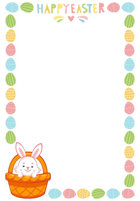 Easter Page Border Clip Art