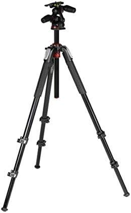 Buy Manfrotto MT055XPRO3 055 Aluminium 3-Section Tripod with Horizontal ...