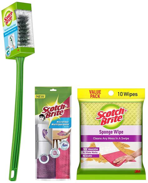 Scotch-Brite,Multi-Purpose Kitchen Cleaning Sponge Wipe (10 -Pieces ...