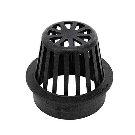 NDS 78 4" Atrium Grate, Black Fits 4 in. Drain Pipes & Fittings, 4 ...
