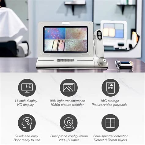 MEIBOYI Skin & Scalp Analyzer, 11-Inch HD Portable Skin India | Ubuy