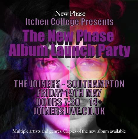 New Phase Album Launch Party at The Joiners, Southampton, The Joiners ...