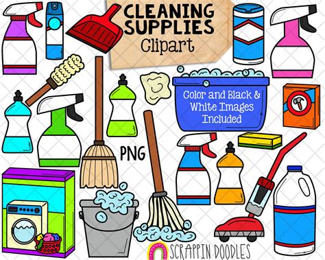 Cleaning Materials Clipart