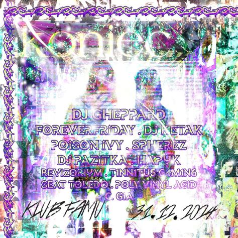 Glitch Katz NYE Rave 25, Klub Famu, Prague, 31 December to 1 January ...