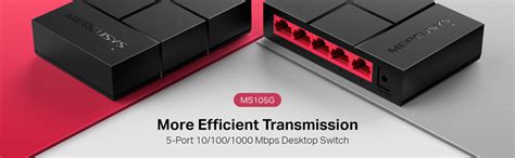 Mercusys MS105G 5-Port Gigabit Desktop Switch
