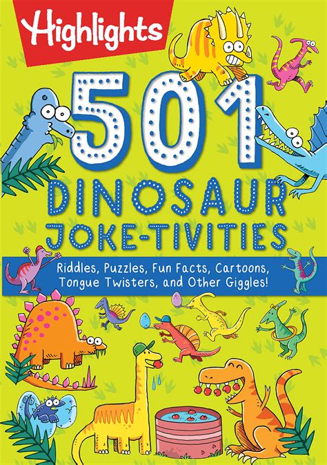 Buy 501 Dinosaur Joke-tivities: Riddles, Puzzles, Fun Facts, Cartoons ...