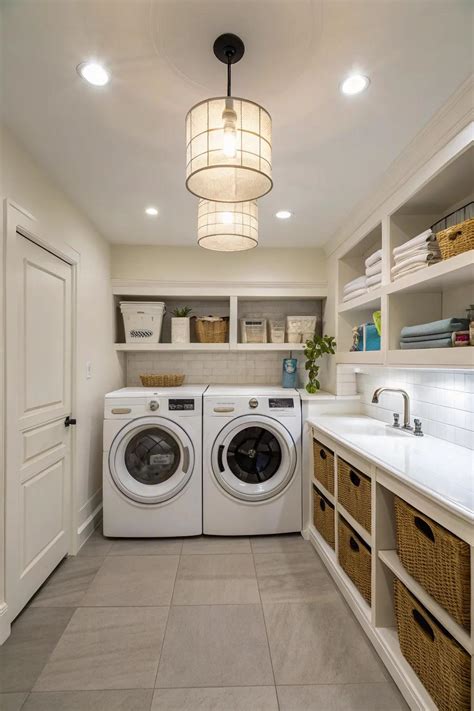16+ Stunning Laundry Room Light Fixture Ideas