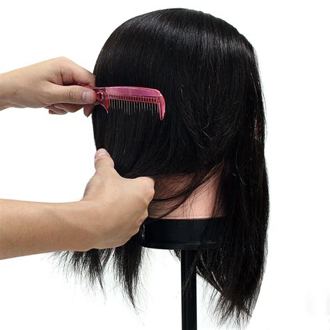 Buy Real Hair Male Mannequin Head with Beard Practice Model ...