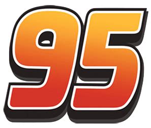 Lightning McQueen 95 Logo in vector format (SVG)