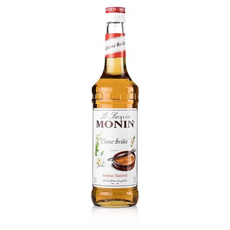 Xarop de Creme Brulee Monin, 700 ml, Ampolla