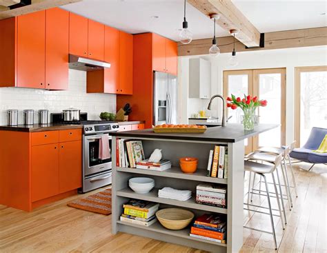 Vibrant Orange Kitchen Cabinets Design Ideas [February 2026]