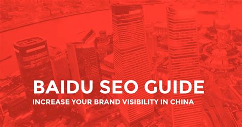 The Ultimate Guide for Baidu SEO in China