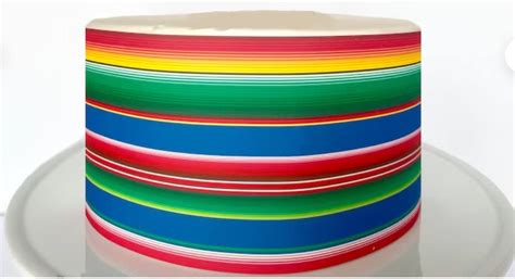 Edible Serape Design Cake Border Edible Cake Topper Edible Cake ...