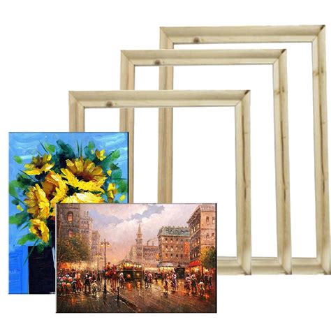 Wood Frame For Canvas Oil Painting Picture Nature DIY Frames For ...