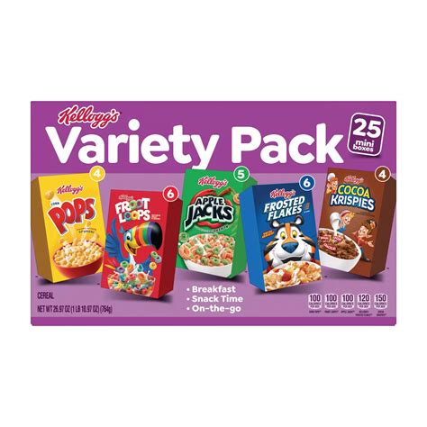Kellogg's Cereal Single Serve Kids Variety Pack, 25 pk. | BJ's ...
