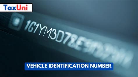 Showing The Car'S Identification Number - HGJV