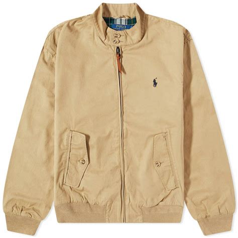 Polo Ralph Lauren Men's Lined Windbreaker Harrington Jacket in Luxury ...