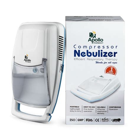 Apollo Pharmacy Compressor Nebulizer, 1 Count ஹிந்தியில் பயன்கள் ...