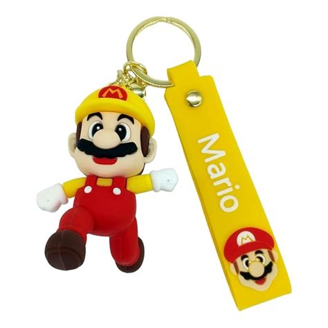 Cute Yellow Mario Running 3D Silicone Keychain – Mangastore