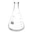Cole-Parmer Glass Erlenmeyer Flasks, Graduated, Heavy Rim, 3000 mL (96 ...