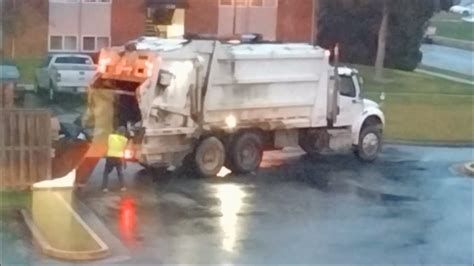 Baltimore county trash trucks. - YouTube