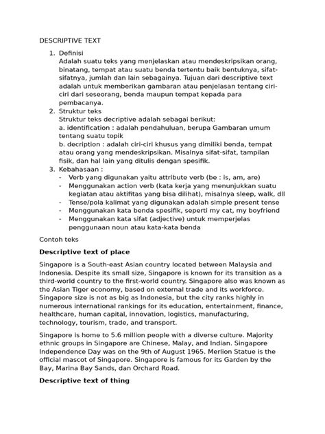 Image result for Definition Descriptive Text