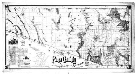 Official Map of Pima County, Arizona, 1899 | Arizona Memory Project