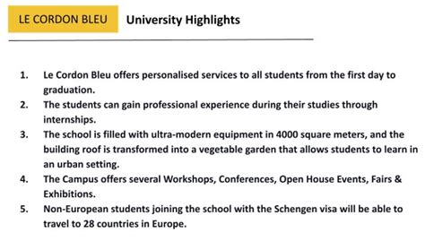 Le Cordon Bleu - Paris Admission 2025: Application Dates & Deadlines ...