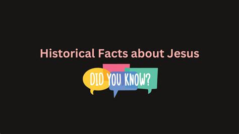 What do you say about the Historical Facts about Jesus? - Was It For Me