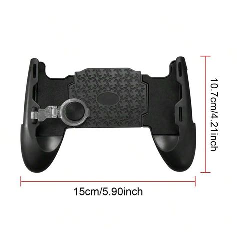 1pc 3-In-1 Gamepad Auxiliary Handle With Stand & Joystick For Mobile ...