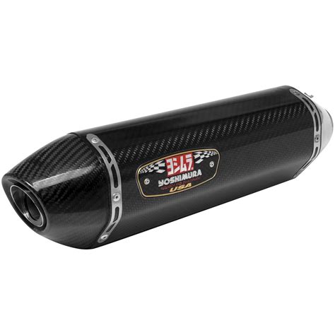 Yoshimura 196580 R-77 Full Exhaust System (Carbon Sleeve and End Cap ...