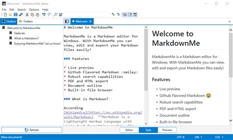 MarkdownMe - Markdown editor for Windows®